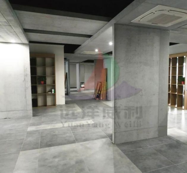 Wall rock ® water pattern board is used in wenzhou office decoration